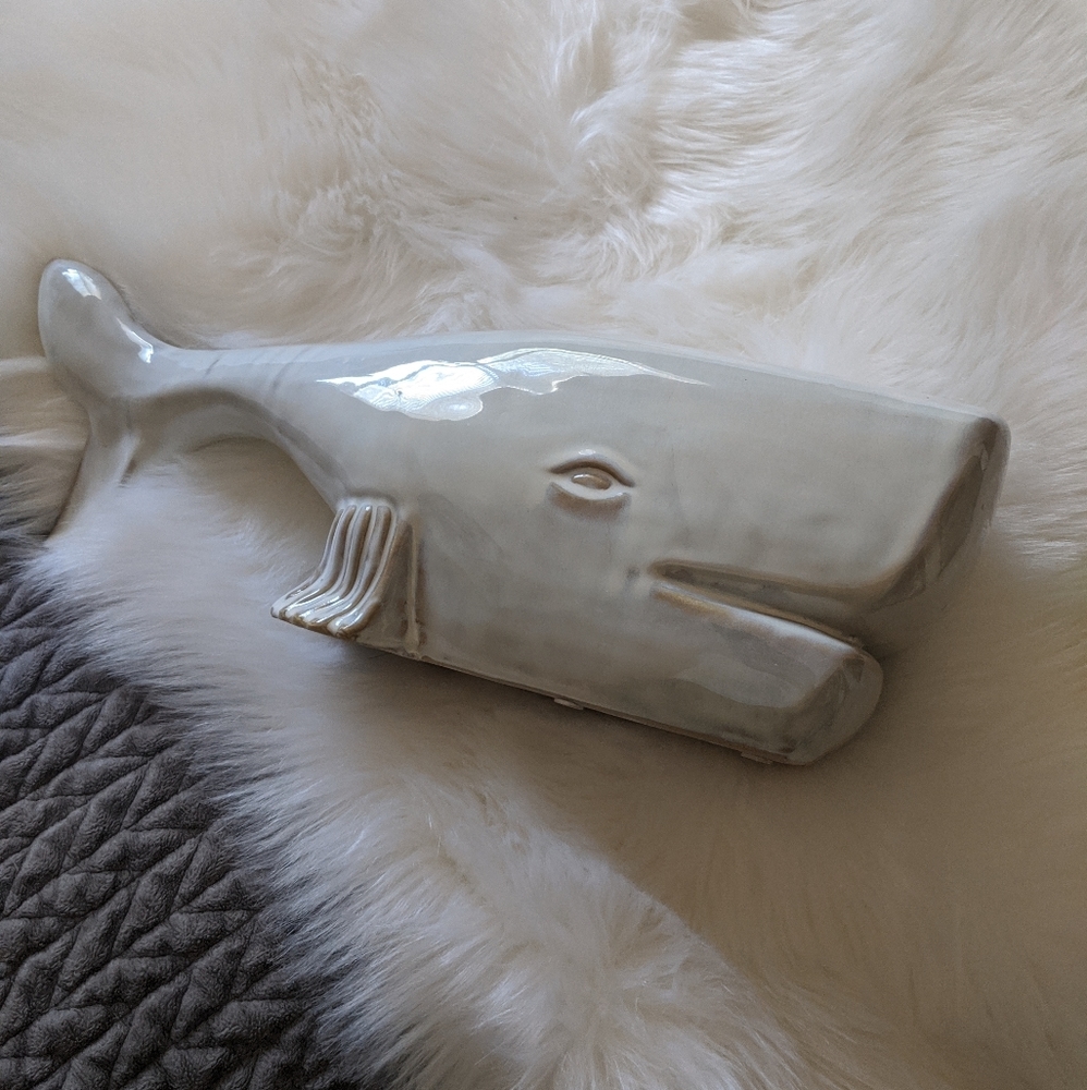 White Ceramic Whale 🐋